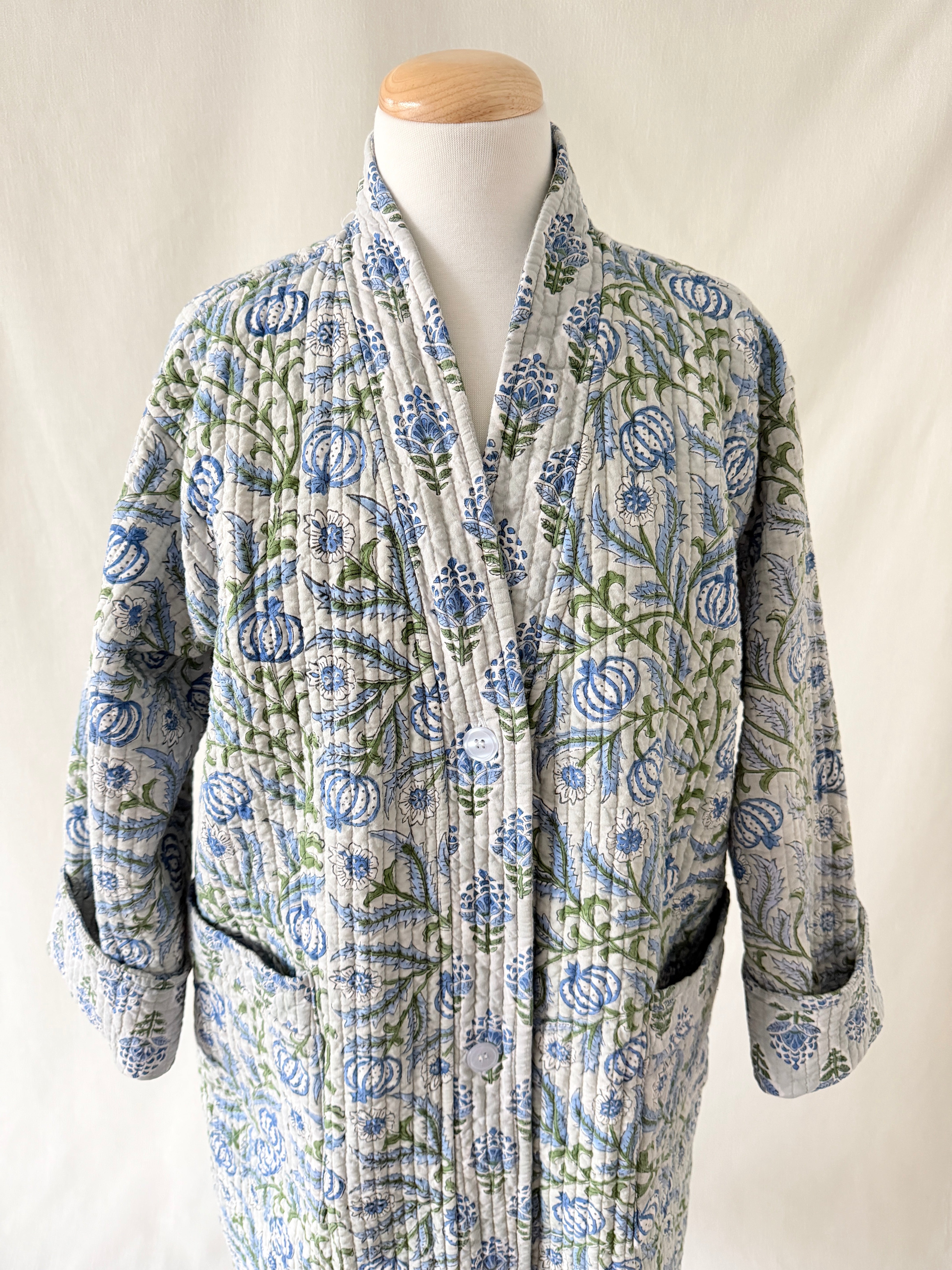 Button-Up Robe - Thistle