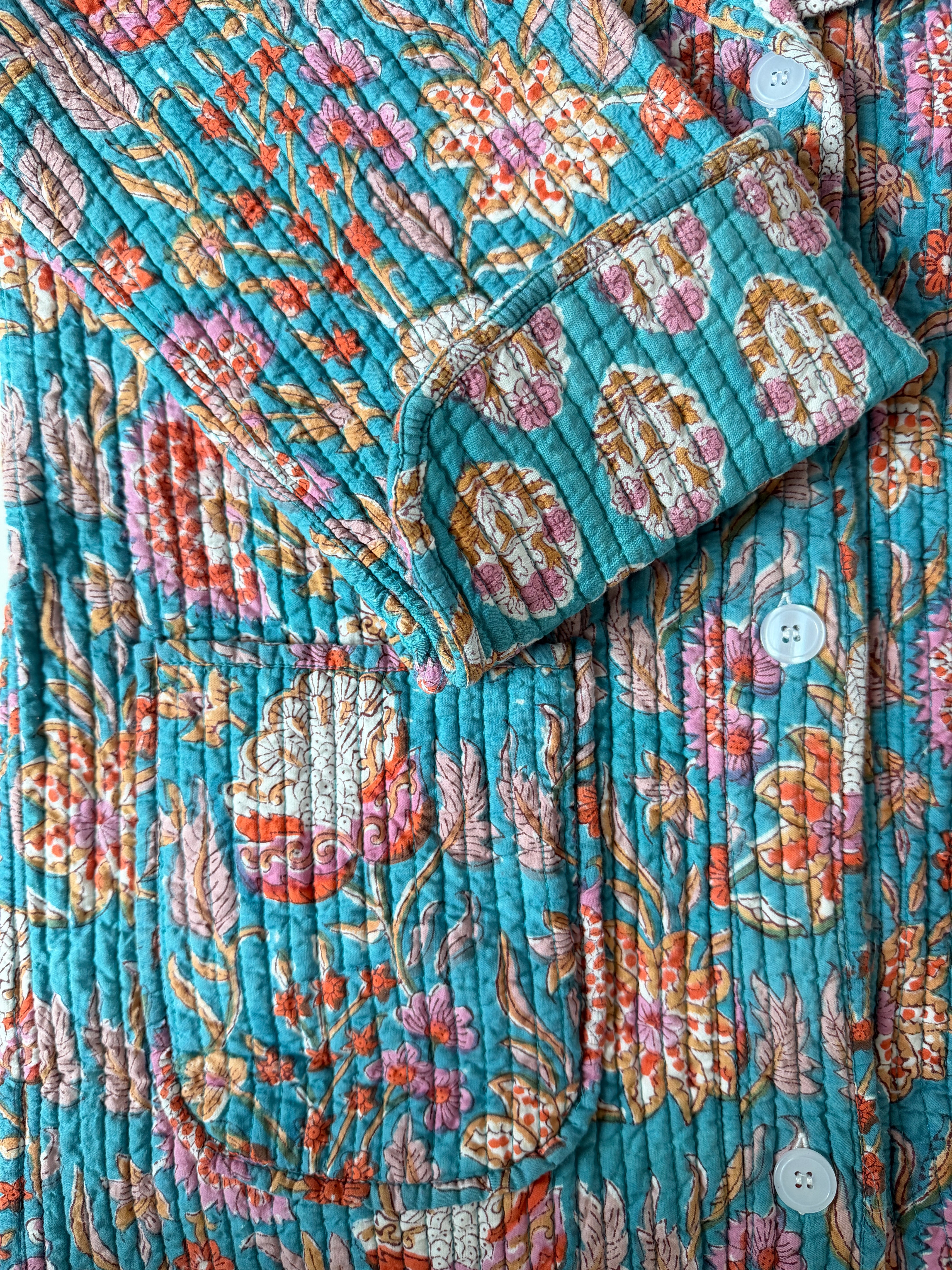 Lounge Robe/Coat - Azure