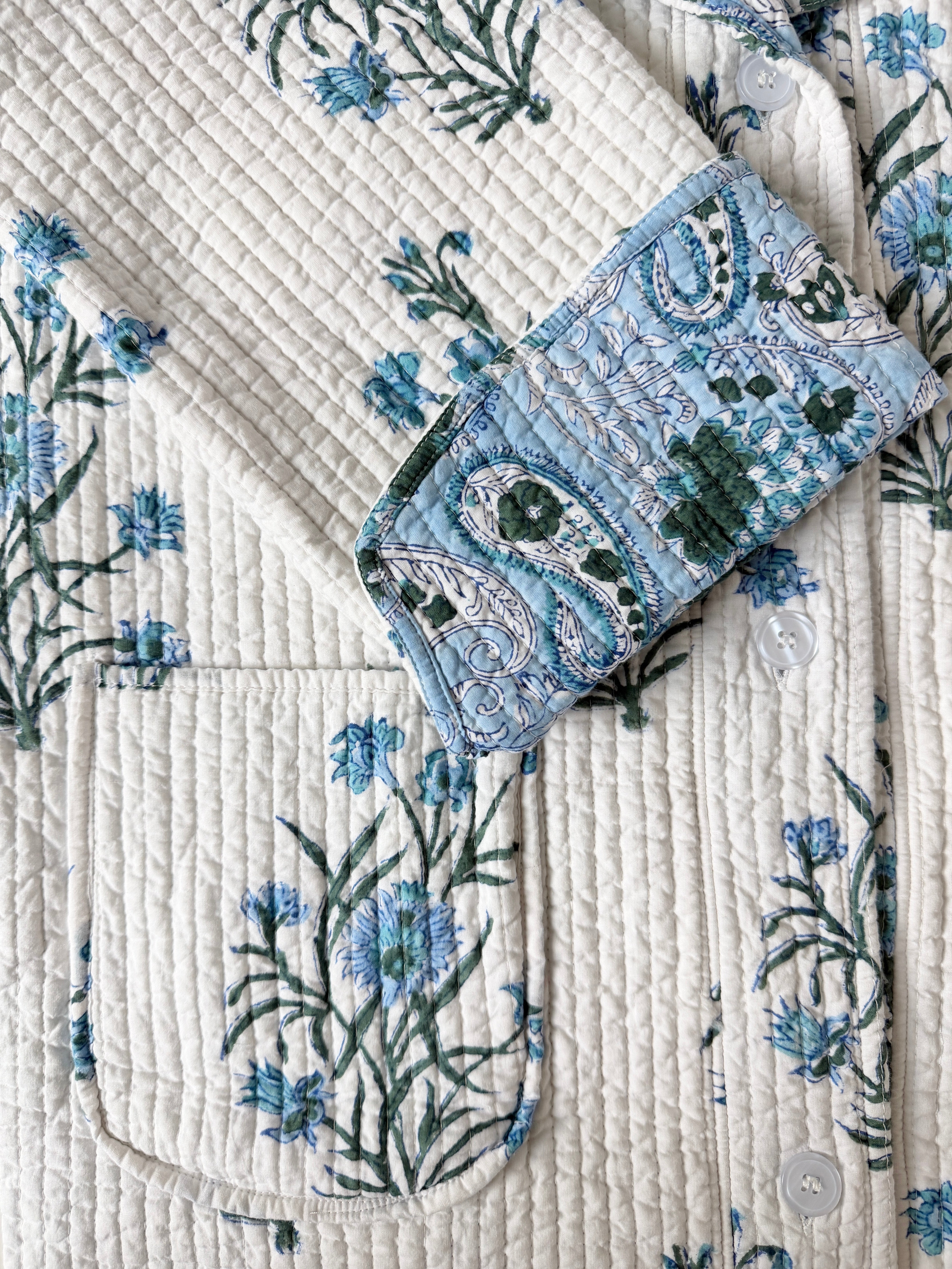 Lounge Robe/Coat - Bluebell