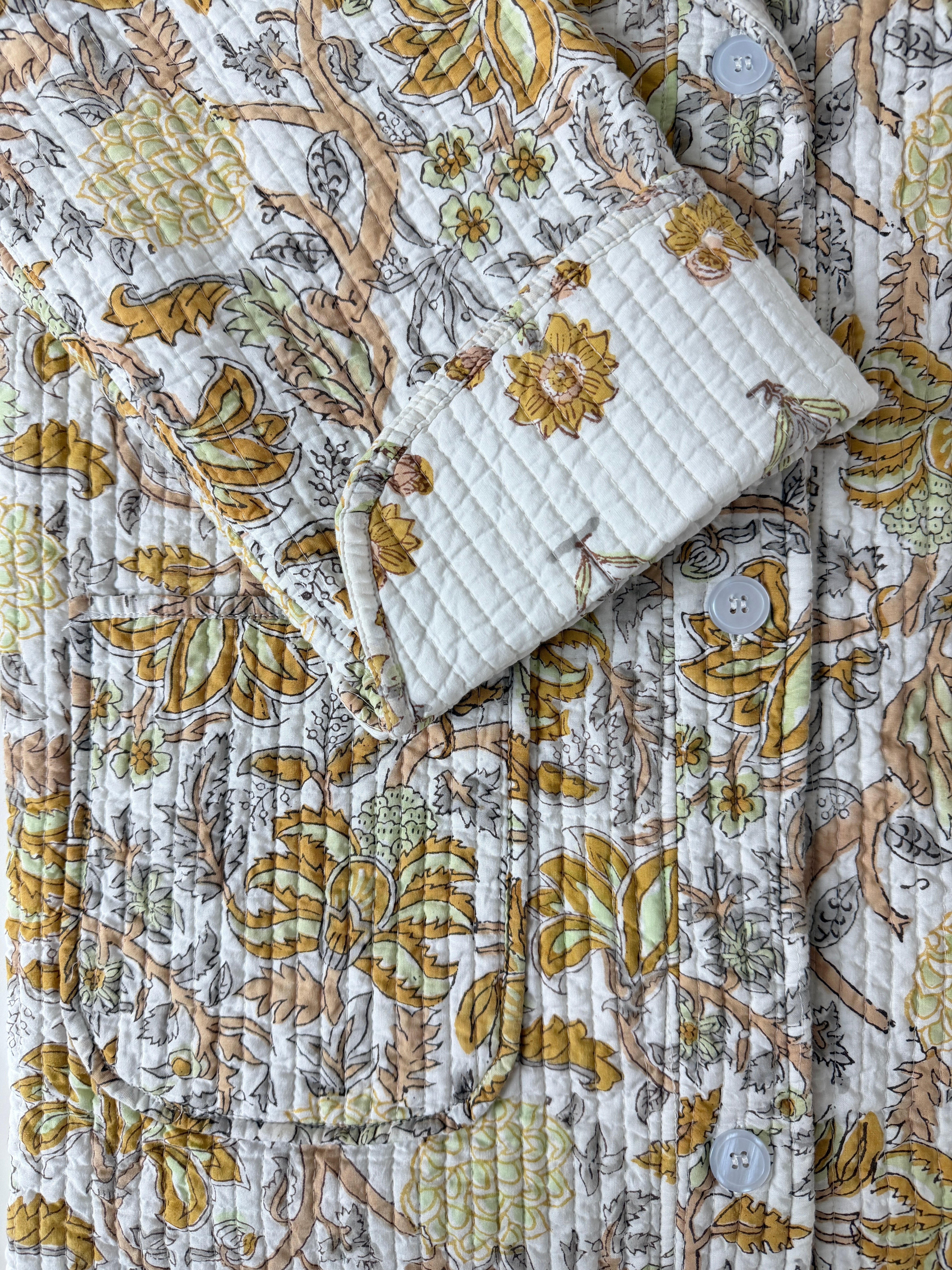 Lounge Robe/Coat - Wheat