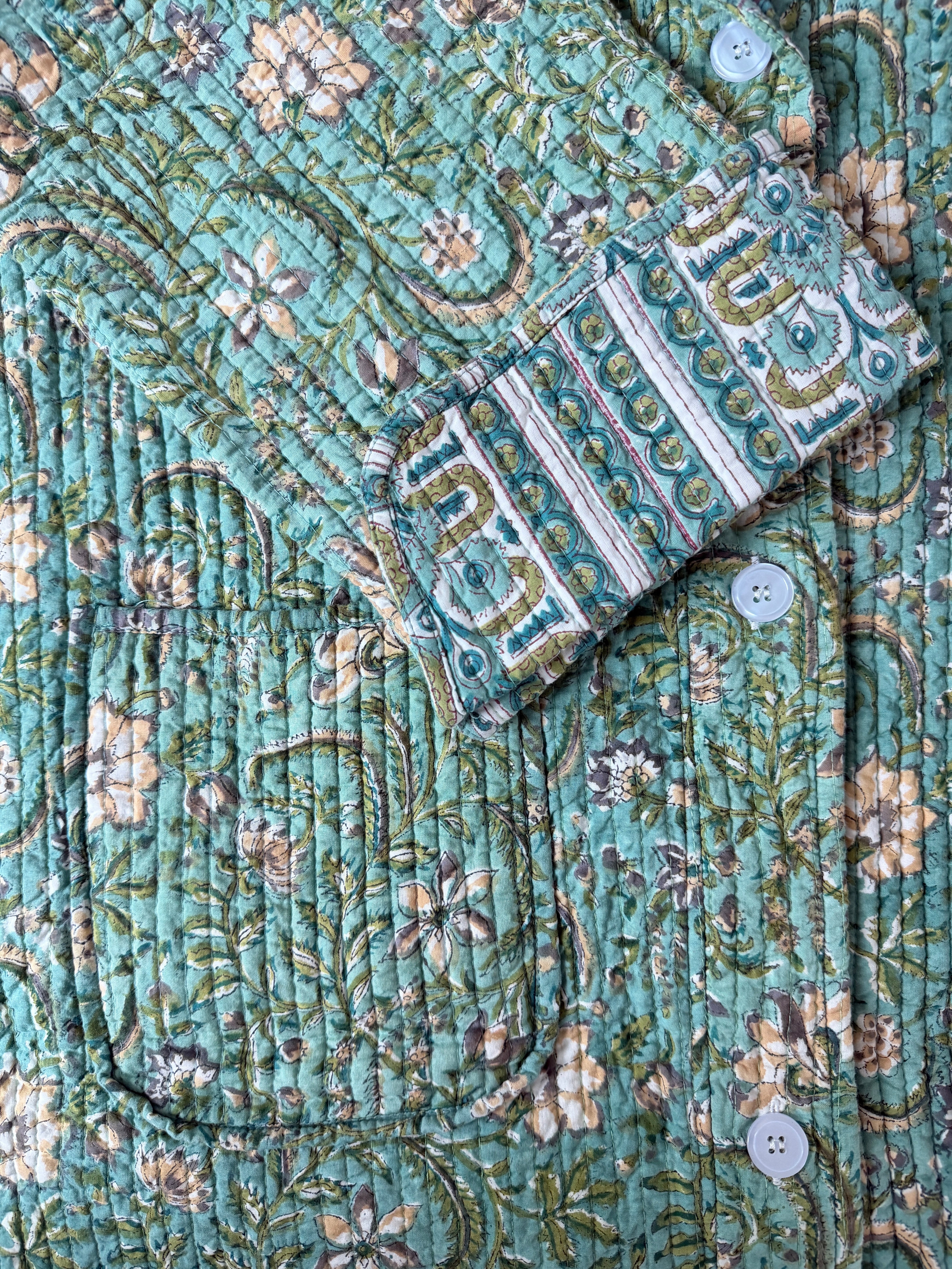 Lounge Robe/Coat - Verdigris