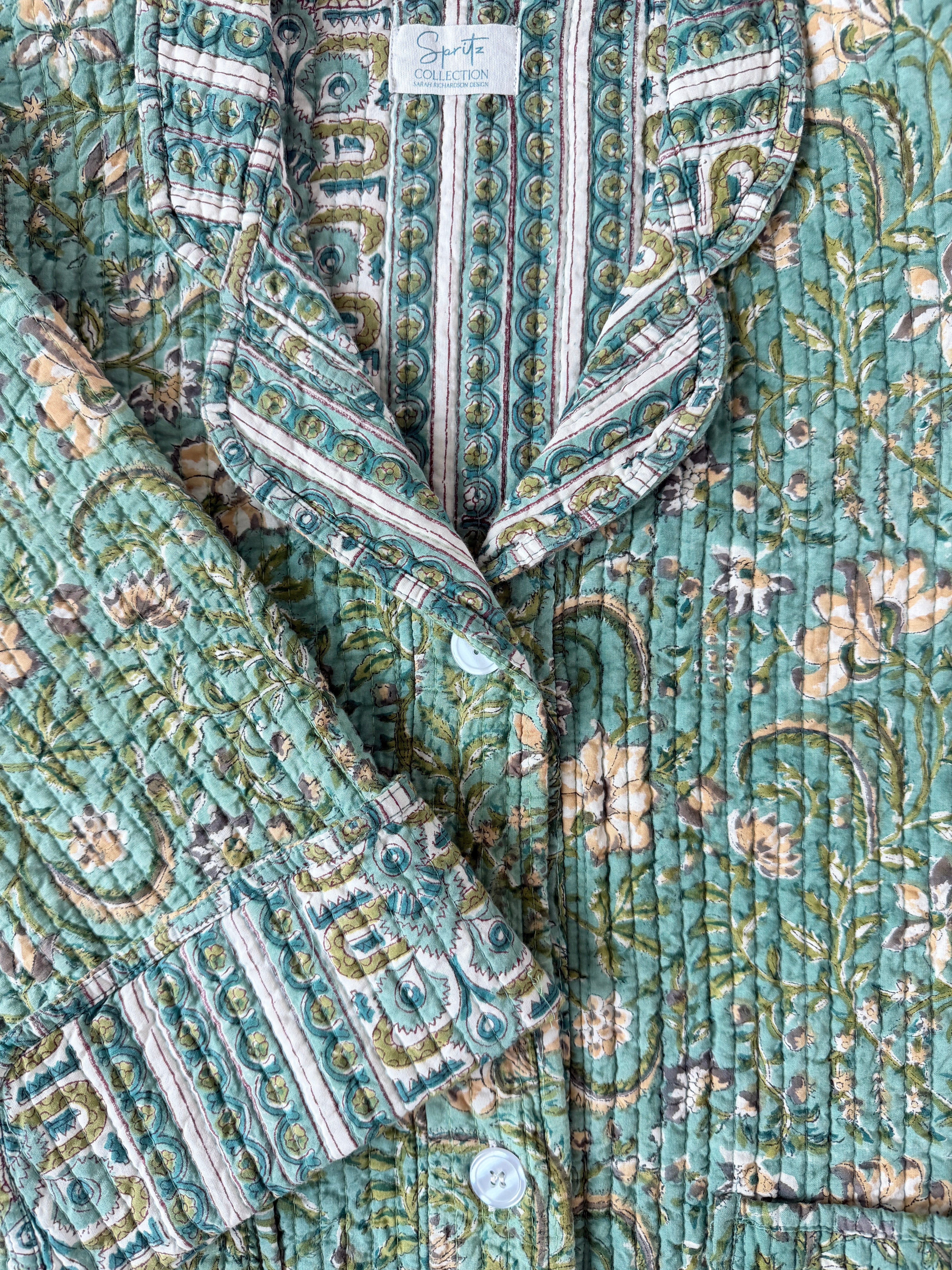 Lounge Robe/Coat - Verdigris