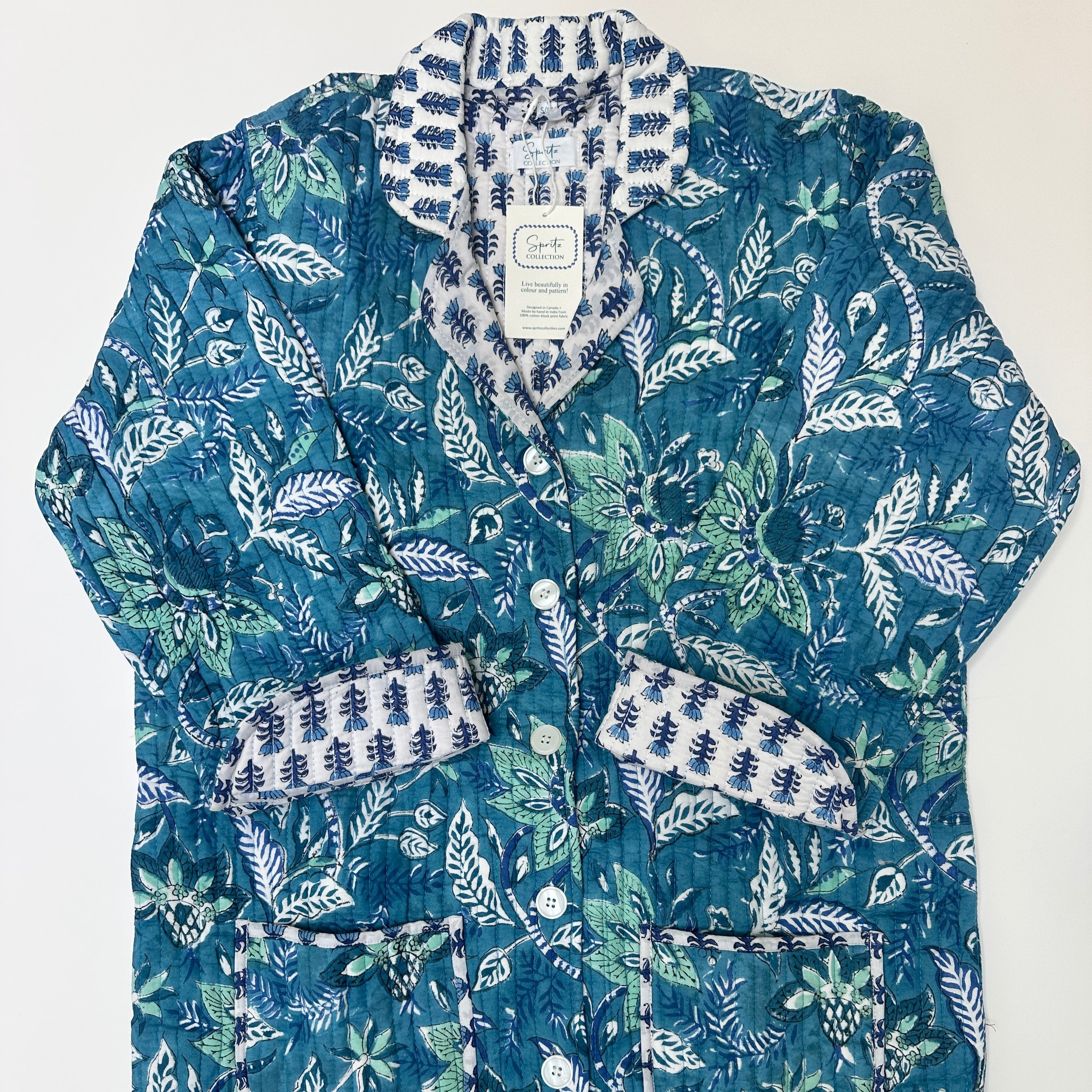 Lounge Coat -Cerulean
