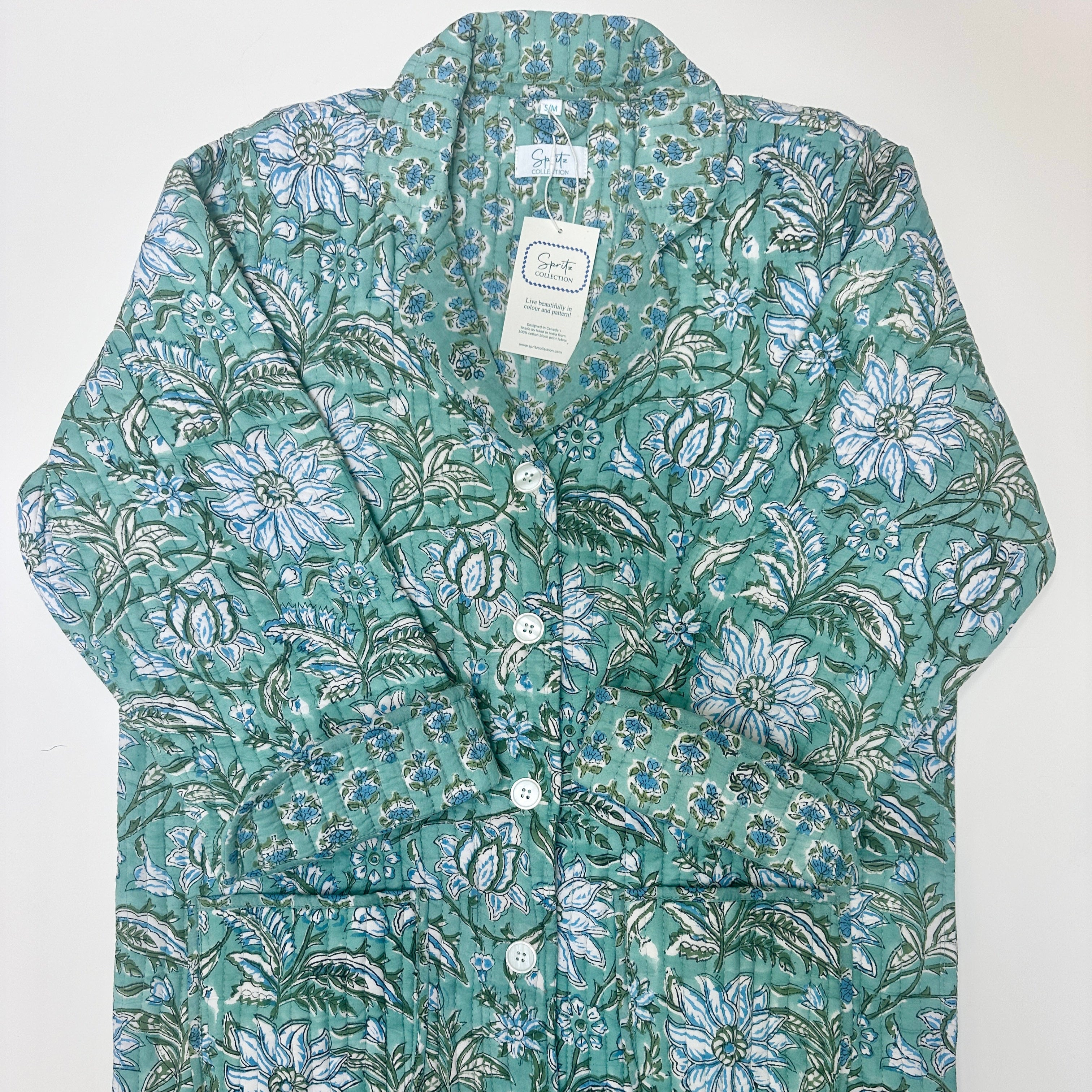 Lounge Coat - Sea Foam