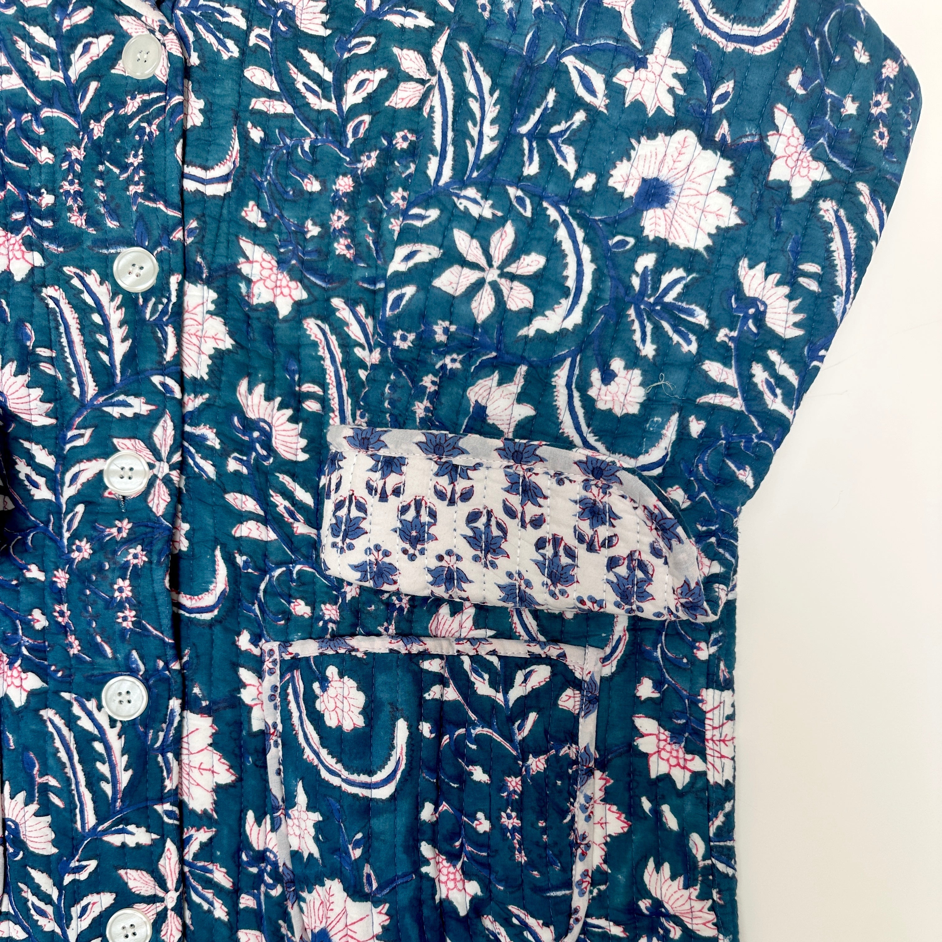 Lounge Coat - True Blue