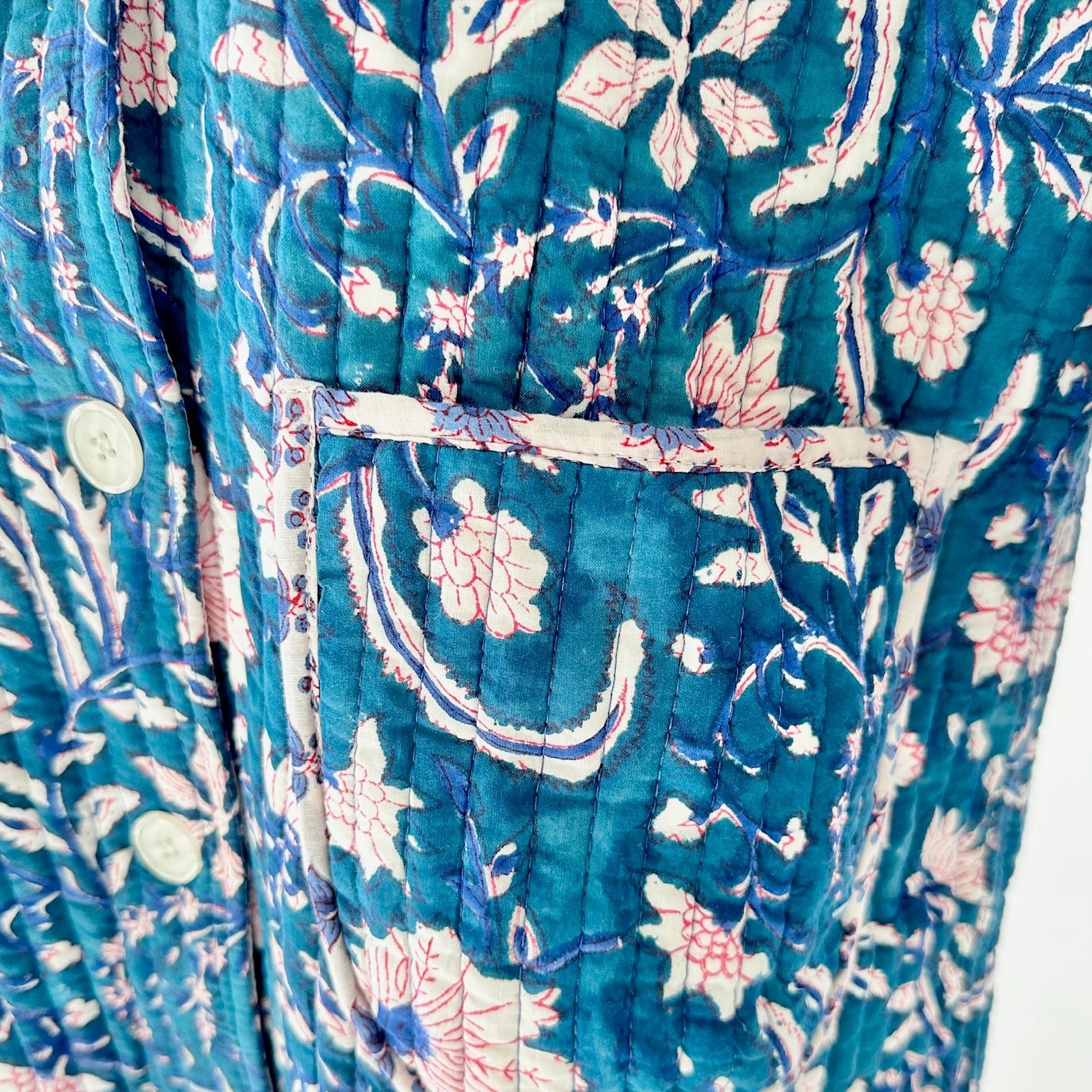 Lounge Coat - True Blue