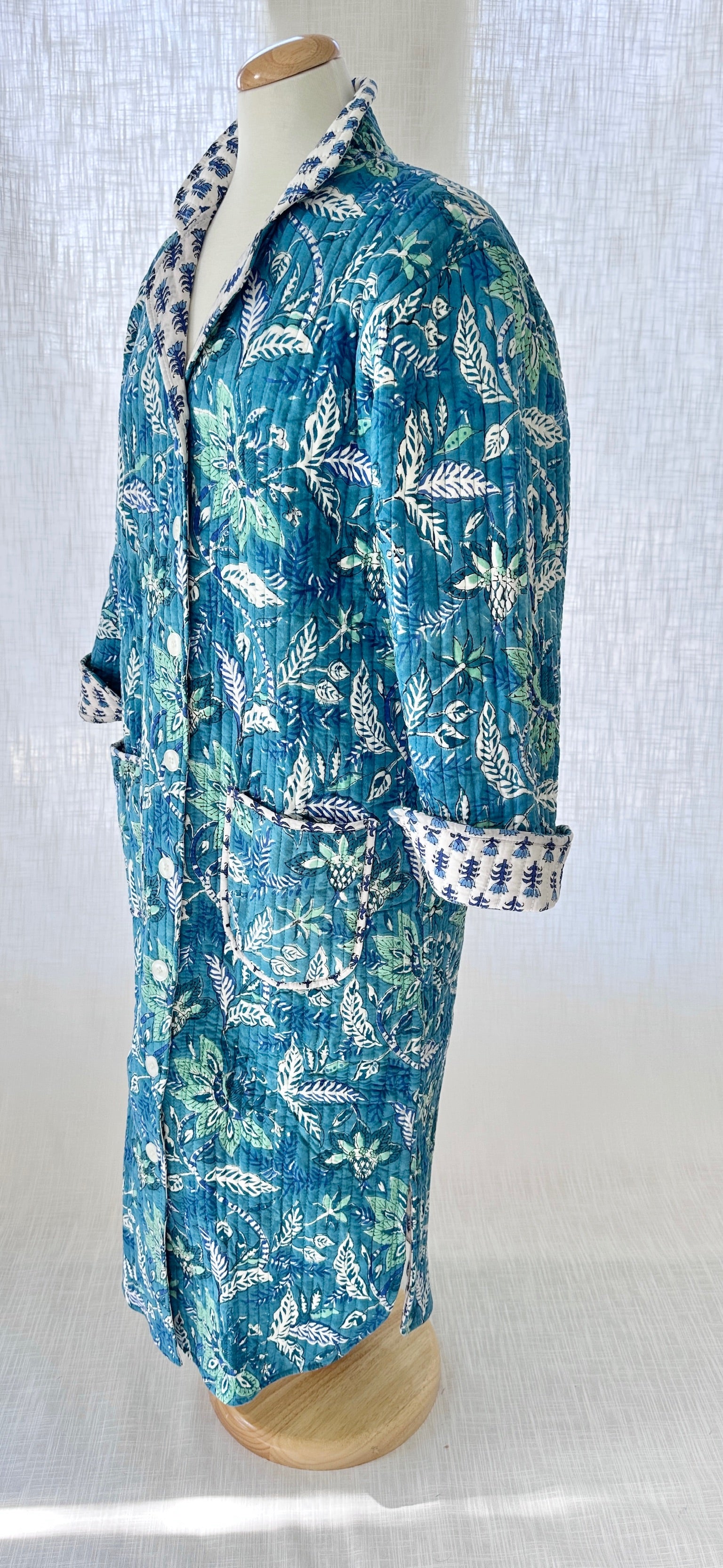 Lounge Coat -Cerulean