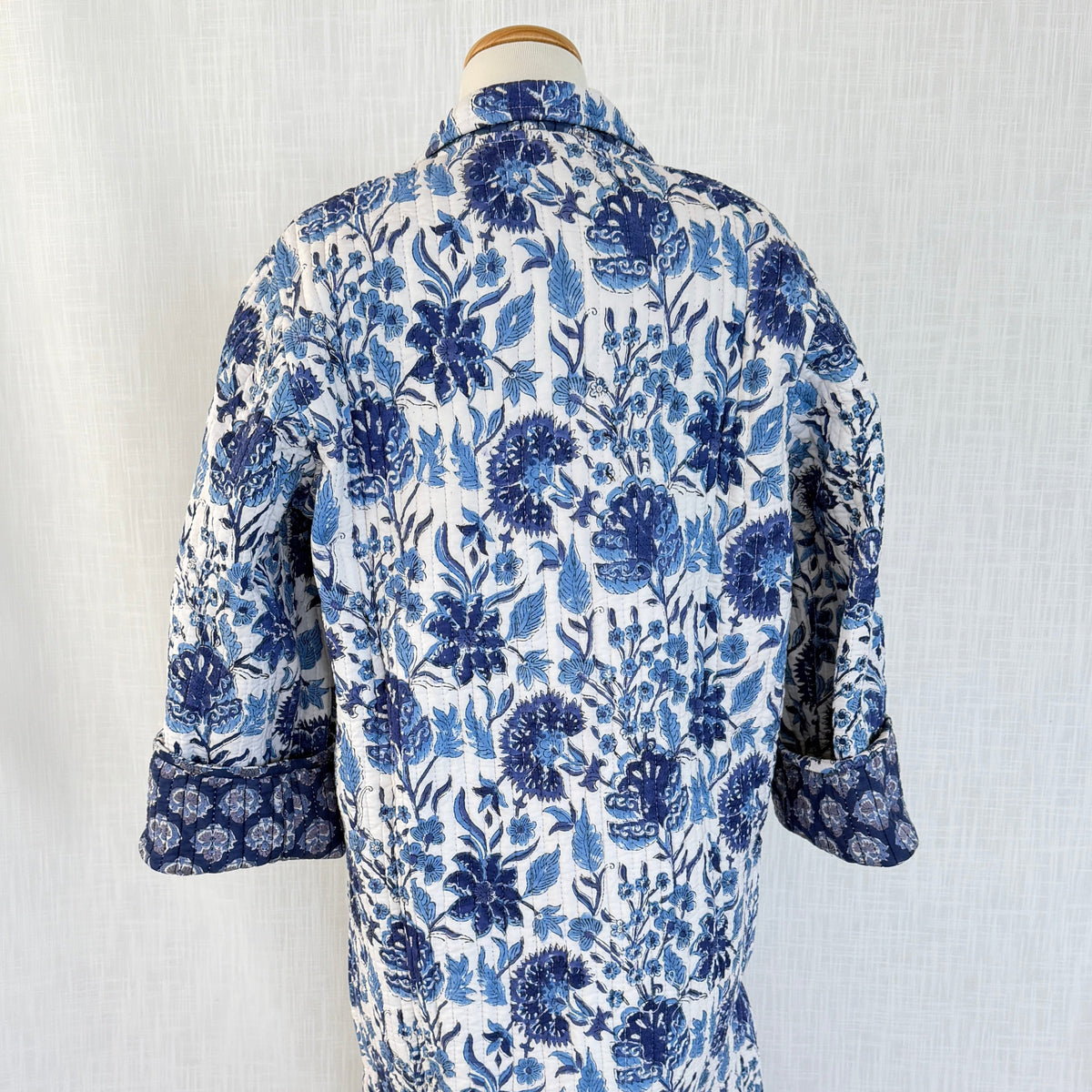 Lounge Robe / Dock Coat - Cornflower
