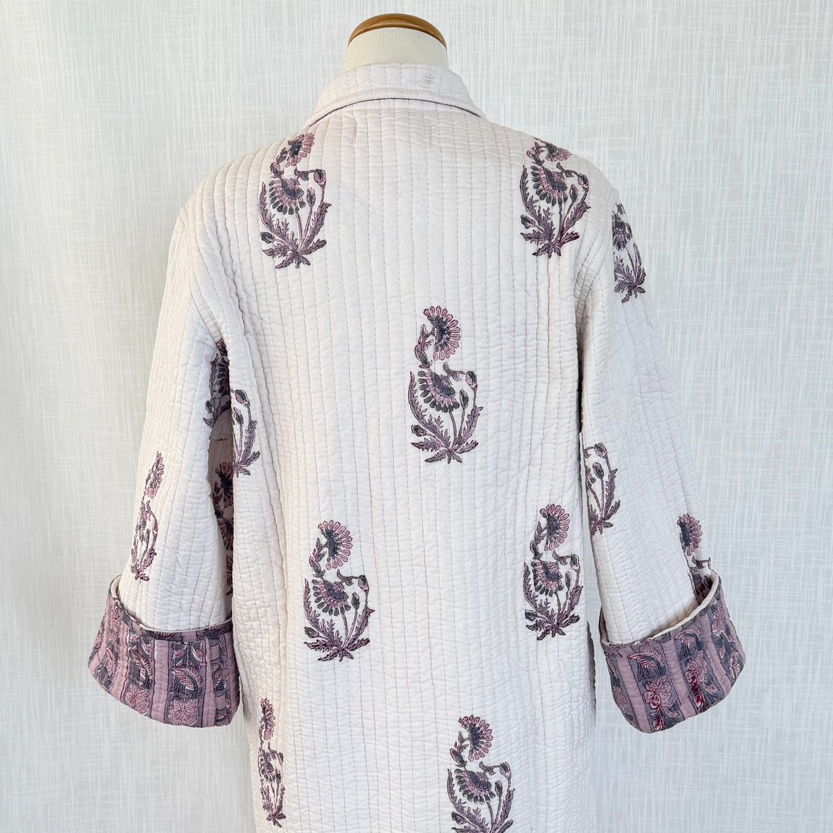 Lounge Robe / Dock Coat - Blush