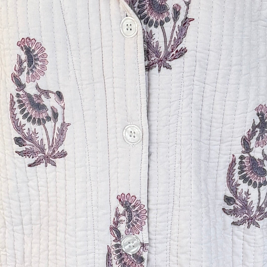 Lounge Robe / Dock Coat - Blush