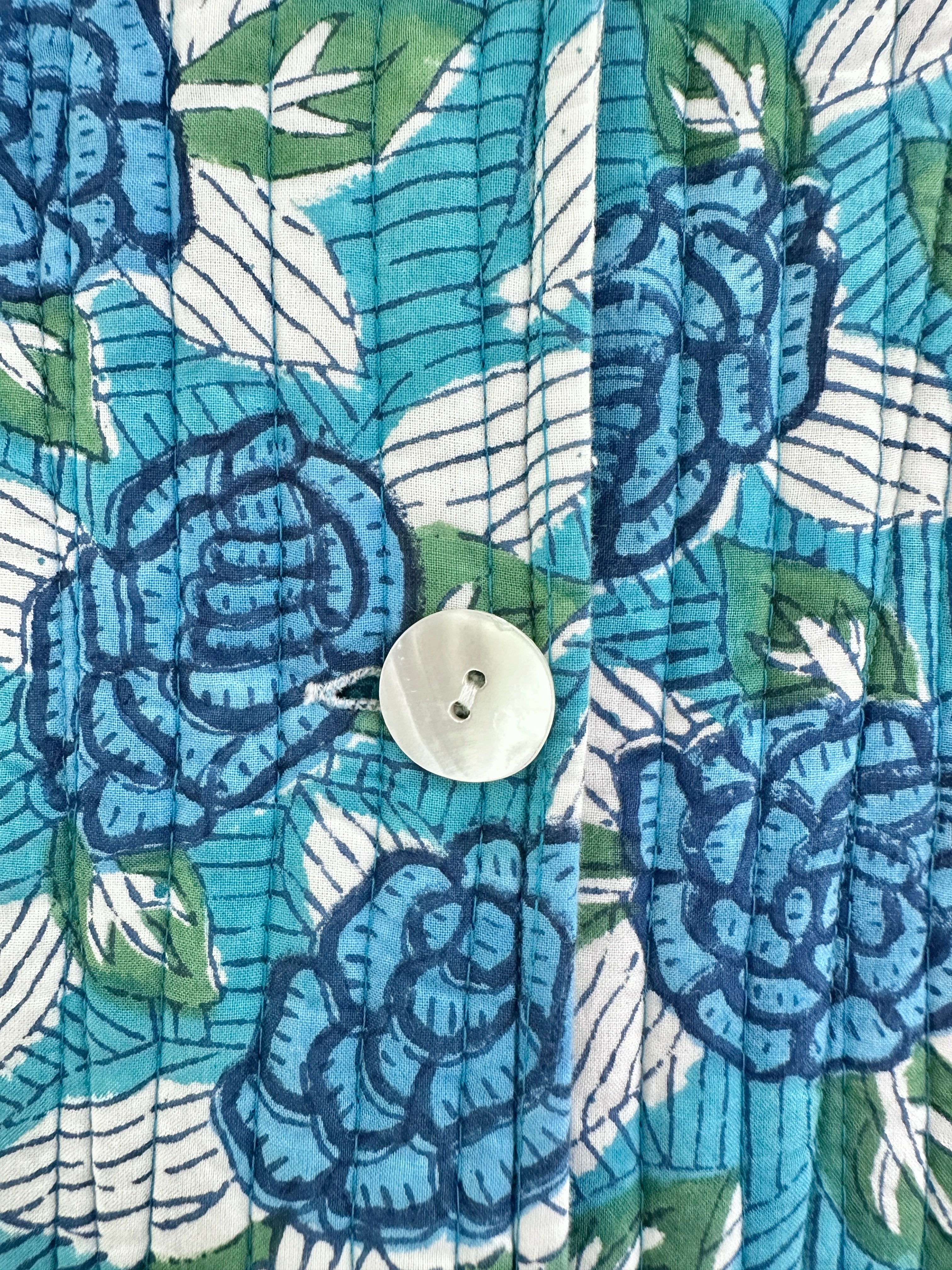 Lounge Coat - Cyan