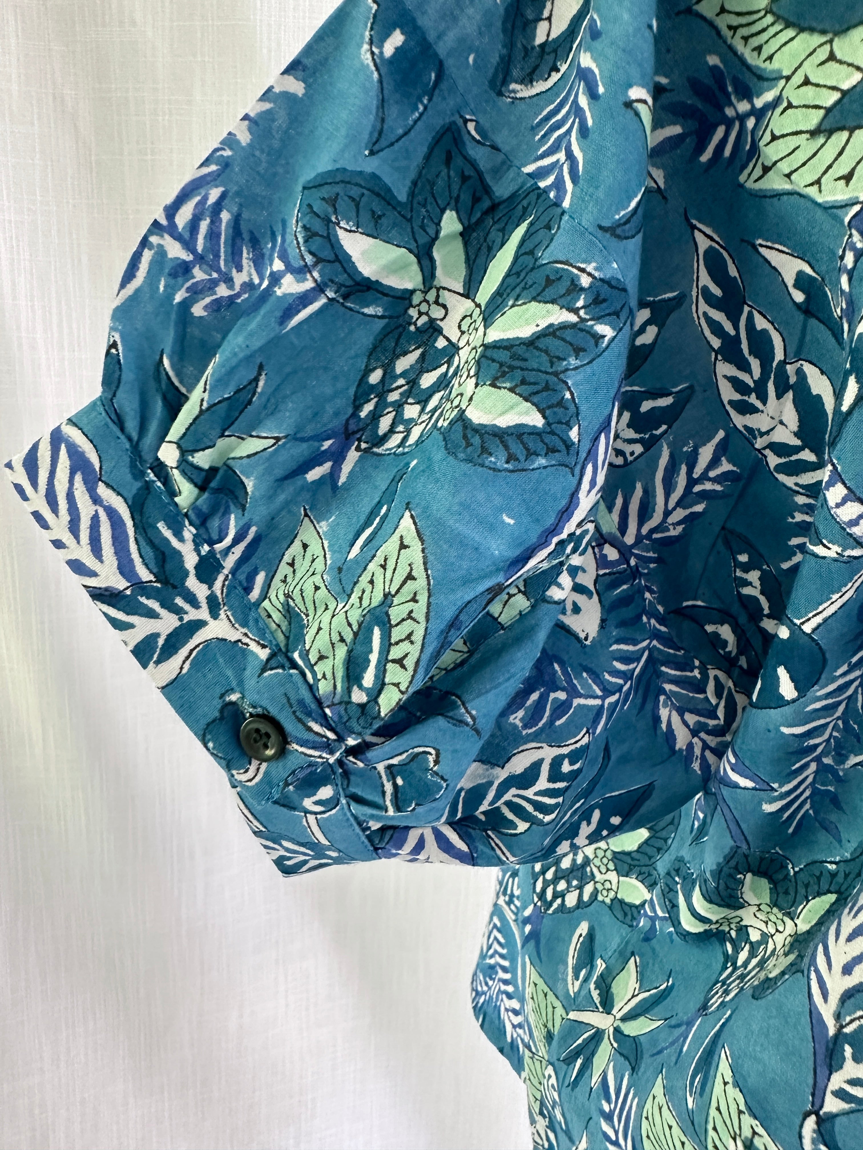 Market Blouse - Cerulean