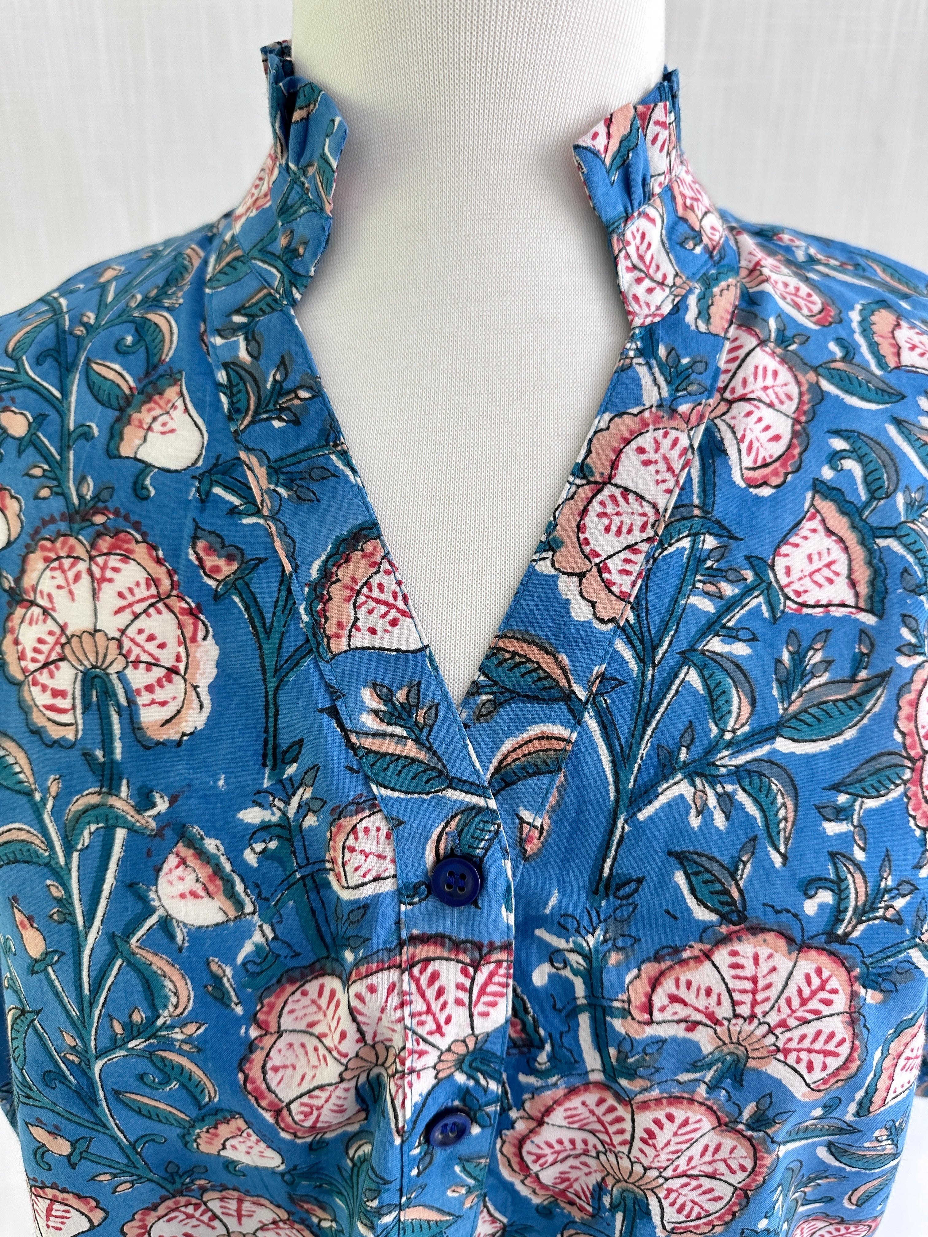 Market Blouse - Sky