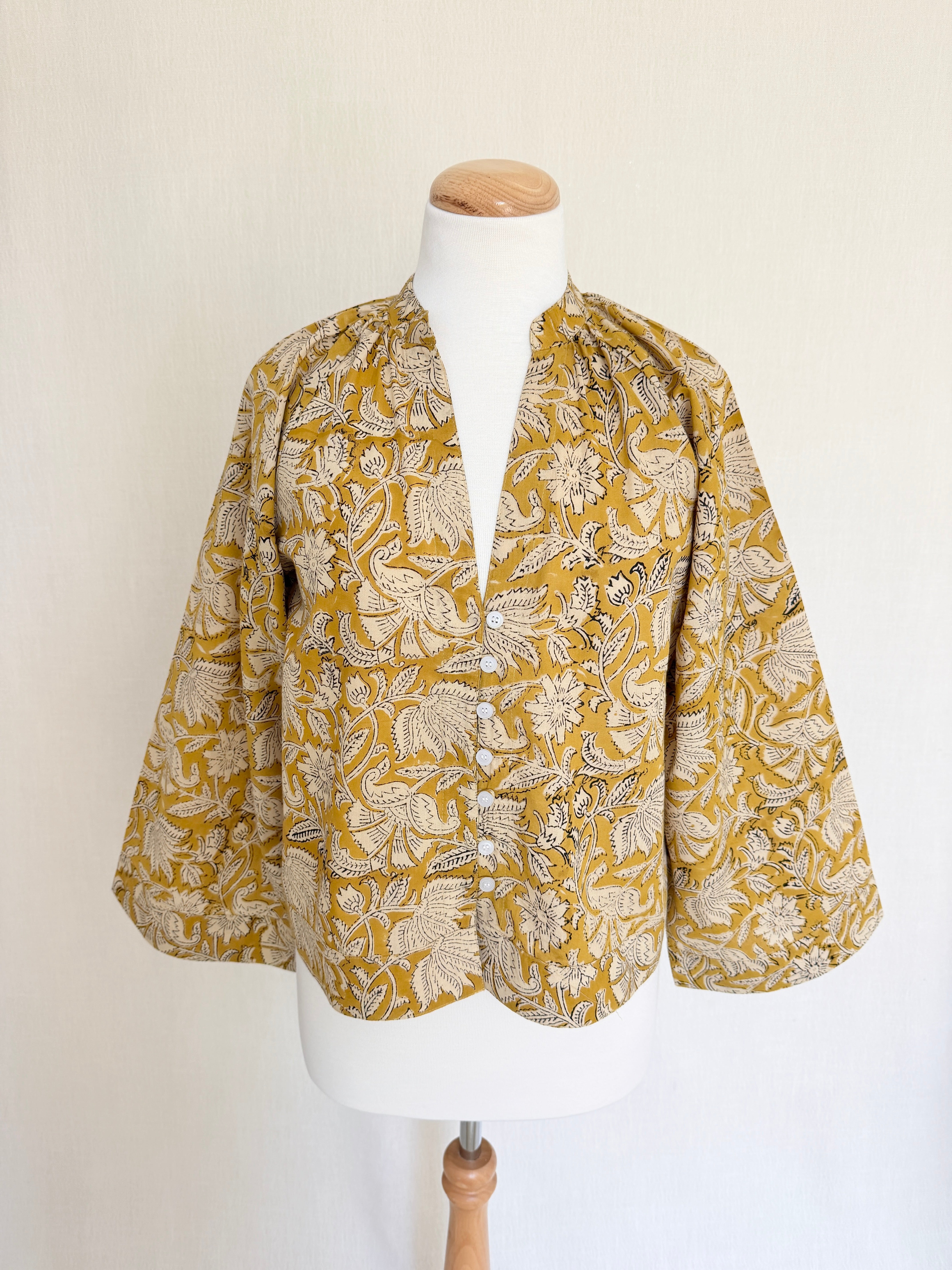 Haven Blouse - Saffron