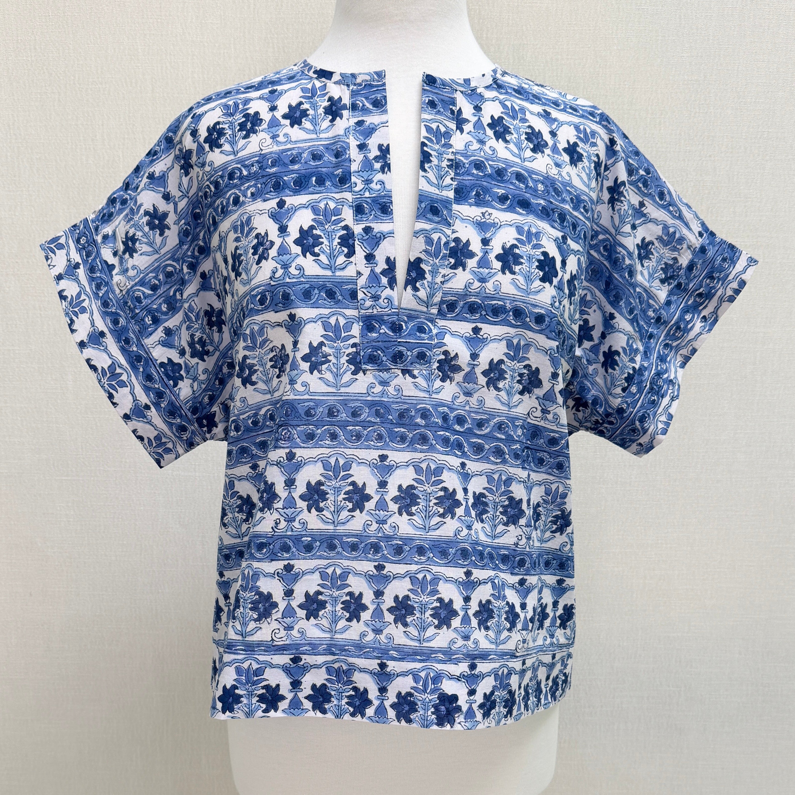 Picnic Blouse - Wedgwood
