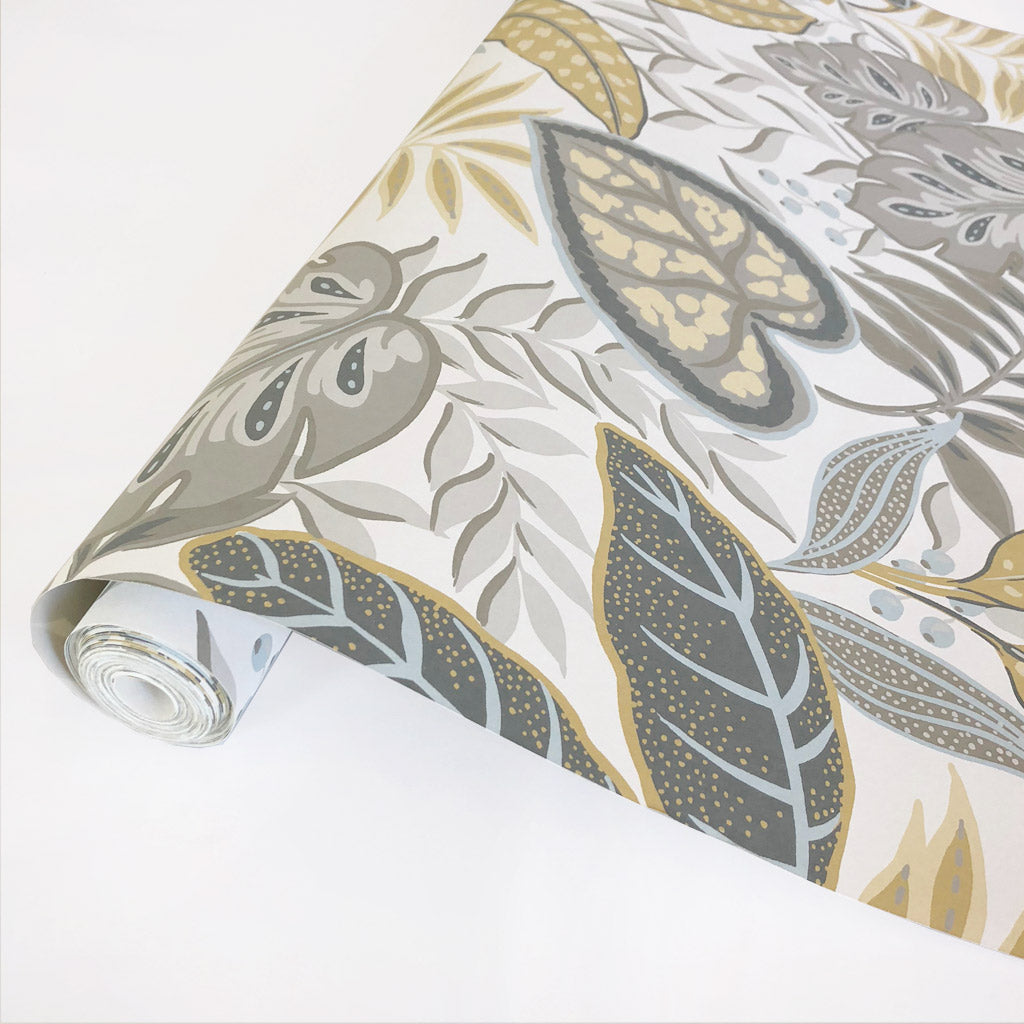 Jasmine Citrine Botanical Wallpaper | Sarah Richardson Design