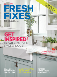 Magazine cover for Fresh Fixes article
