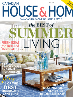Magazine cover for Summer Living article