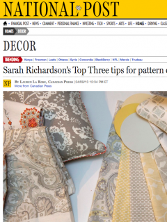 Article for Sarah’s Top Three Tips for Pattern Choice