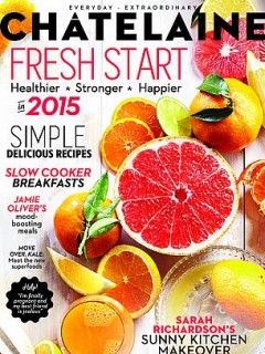Magazine cover for Sunny Kitchen Makeover article