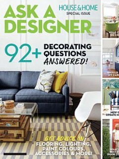 Magazine cover for House & Home: Ask a Designer